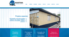 Desktop Screenshot of allmaritima.com.br