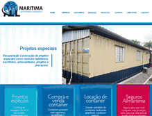 Tablet Screenshot of allmaritima.com.br